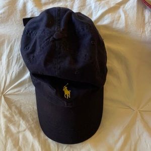 navy blue women's polo cap
